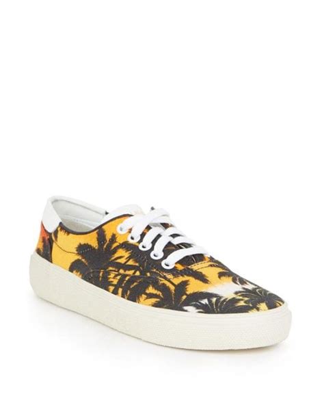 Saint Laurent Palm Tree Sneakers 